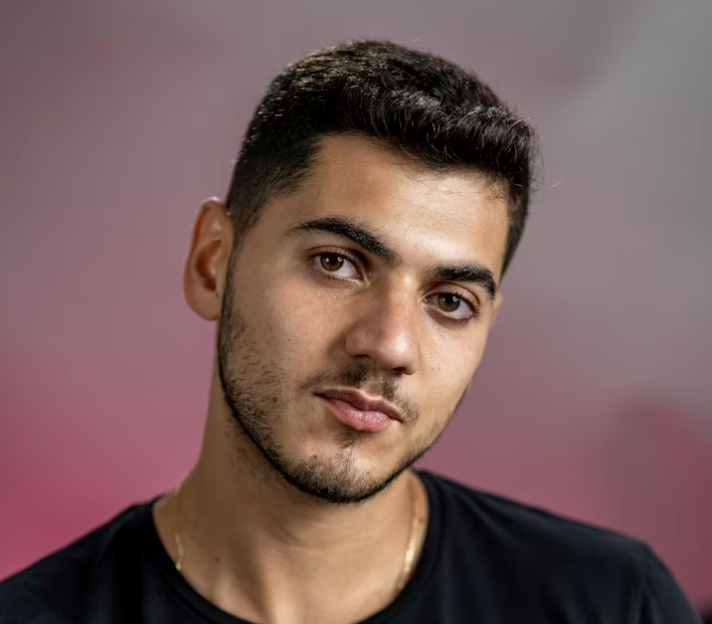 Portrait of young man