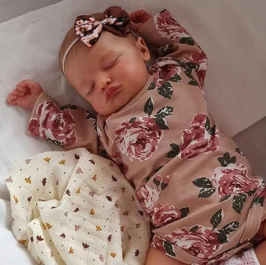 20 inch Lifelike Newborn Baby with Realistic Veins by Lee Middleton